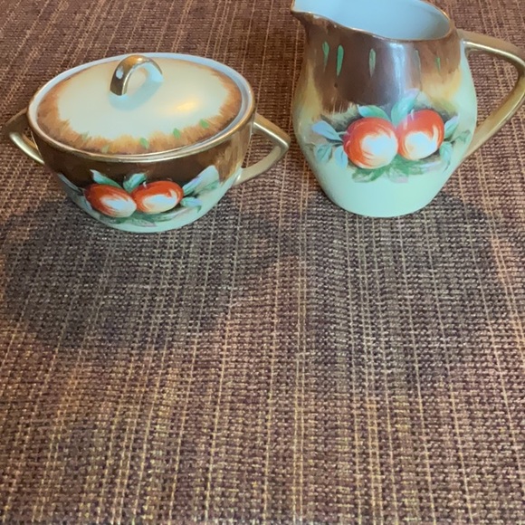 Other - Vintage Ceramic Creamer and Sugar Bowl Set